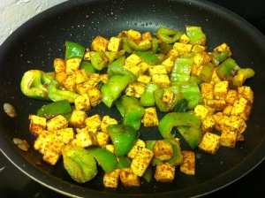 curried tofu and veggies